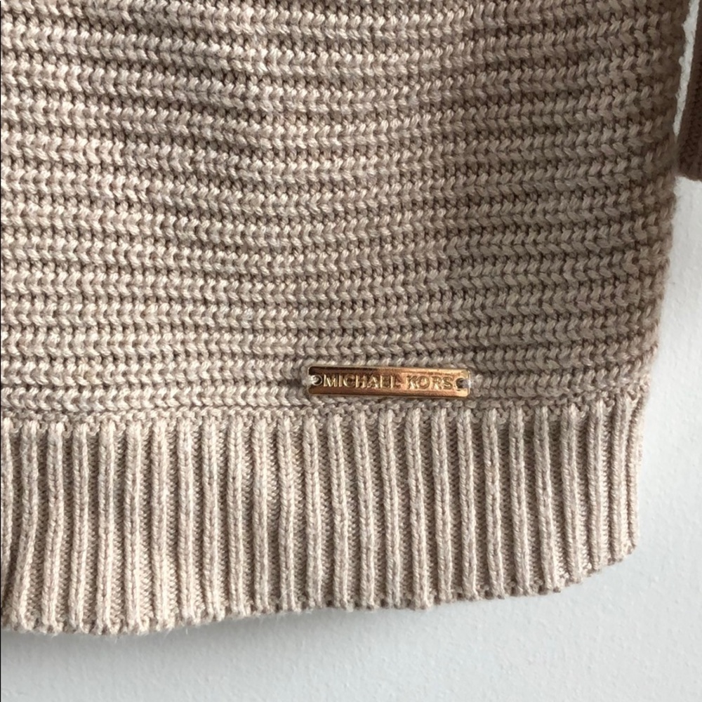 MICHAEL Michael Kors Oatmeal Knit Sweater - Picture 4 of 9